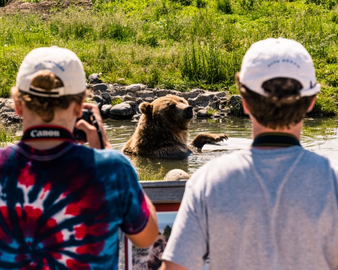 nat-geo-students-photographing-bear